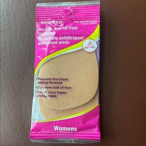 Assured No Slips Ball Of Foot Cushions (One Pair)